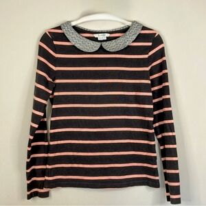 Boden Striped Sparkle top